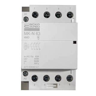 MK-N 4P 63A 4NO 220V, Модульний контактор